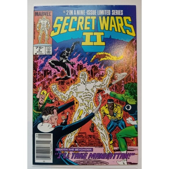Secret Wars II Vol 2 (1985) Marvel Comics Bagged & Boarded Comic Book Secret VF - Picture 2 of 3